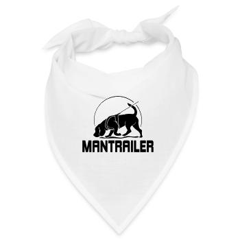 MANTRAILER Hundesport Suchhunde Hunde Hund - Bandana - Weiß - Vorne