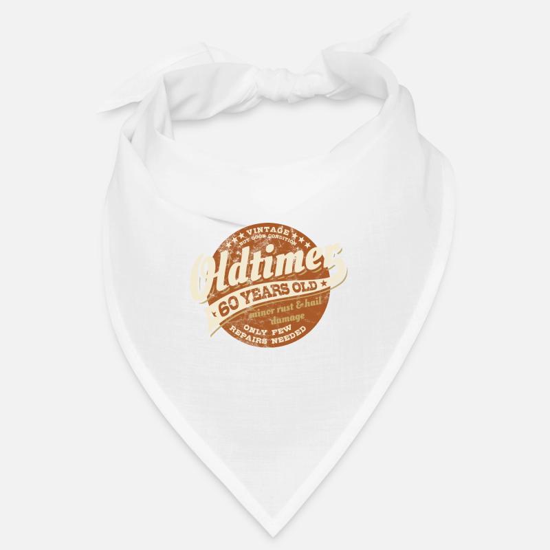 Vintage - Oldtimer - 60 years old - Geburtstag Bandana