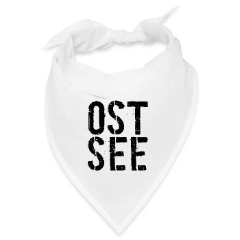 Ostsee-Liebe, Ostsee-Fans - Bandana - Weiß - Vorne