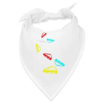 Sandwich - Bandana - Weiß - Vorne