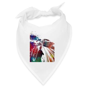 Autorennen #racing #sport - Bandana - Weiß - Vorne