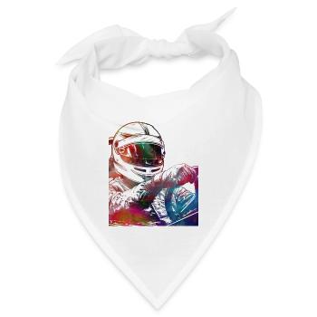 Autorennen #racing #sport - Bandana - Weiß - Vorne