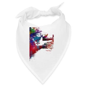 Schießsportkunst #shooting #hunting - Bandana - Weiß - Vorne