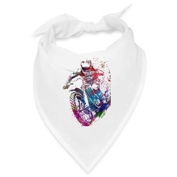 Motorsport #motor #sport - Bandana - Weiß - Vorne