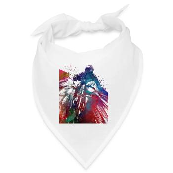 Motorsport #motor #sport - Bandana - Weiß - Vorne