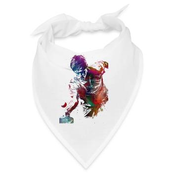 Tischtennissport #pingpong #tabletennis - Bandana - Weiß - Vorne