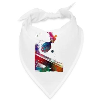 Tischtennissport #pingpong #tabletennis - Bandana - Weiß - Vorne