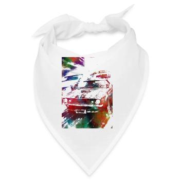 Autorennen #racing #sport - Bandana - Weiß - Vorne