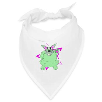 NIE GESEHEN - Bandana - Weiß - Vorne