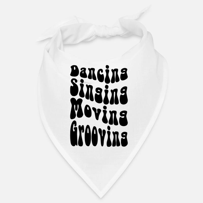 Dancing Singing Moving Grooving - DJing - Black Bandana
