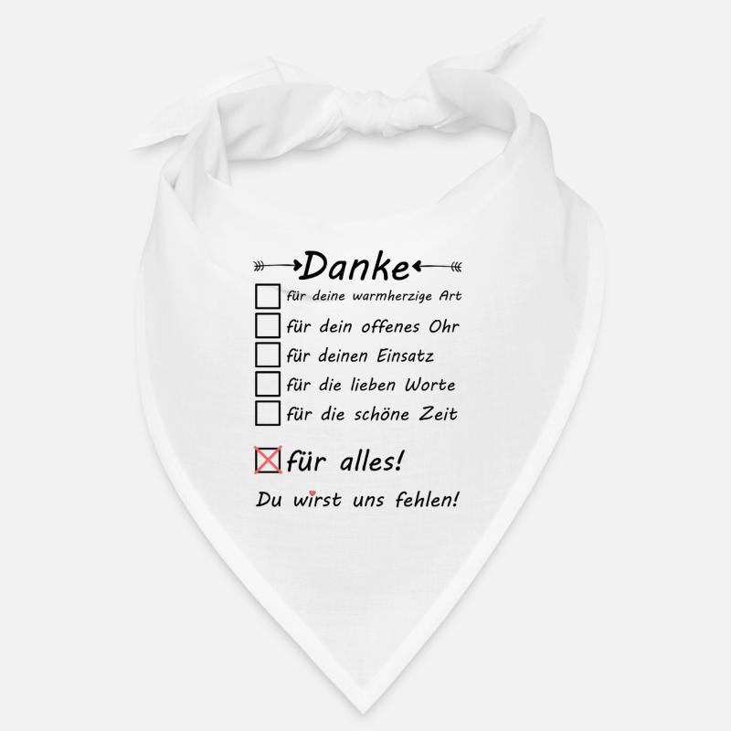 Mitarbeiter Abschiedsgeschenk Abschied Bandana