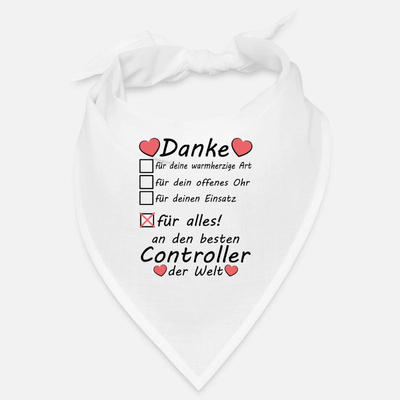 Controller Beruf Abschiedsgeschenk Danke sagen Bandana