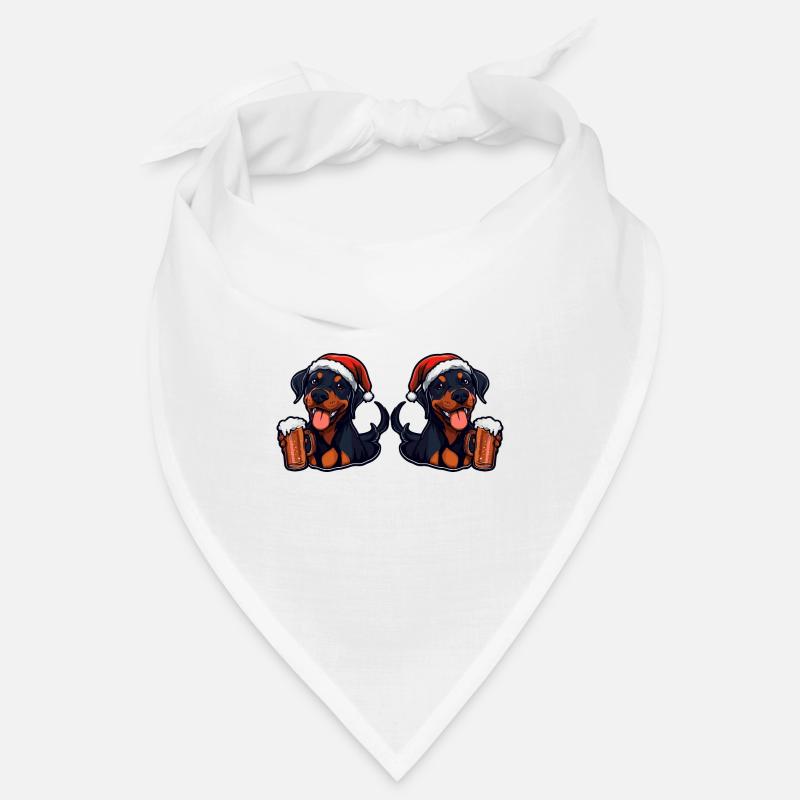 Équipe de bière de Noël Doberman Dog Bandana