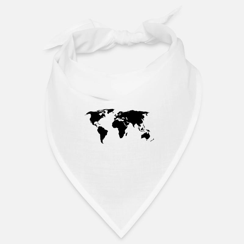world map world map Bandana