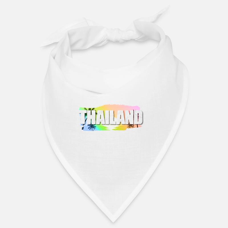 Thaïlande - Bandana - blanc