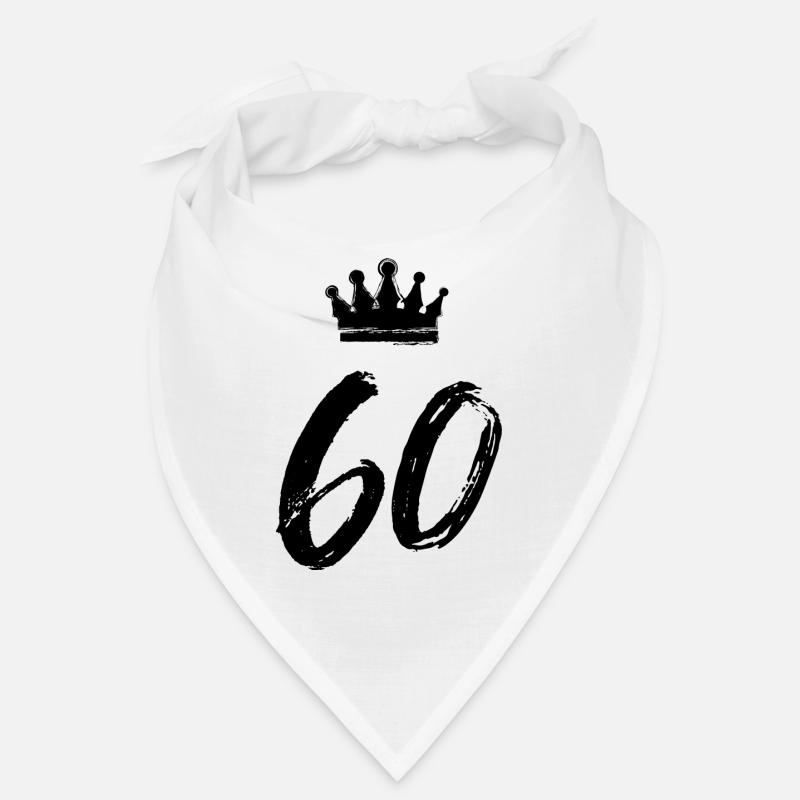 60 Number crown Bandana