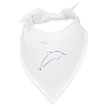 Delphin - Bandana - Weiß - Vorne