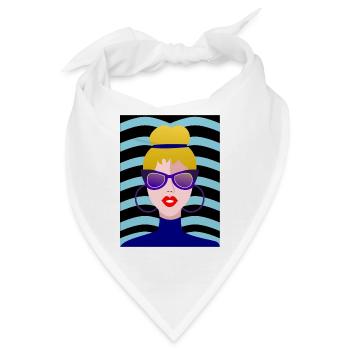 EHEFRAU. TOCHTER. JUGENDLICHER. FRAUENTAG - Bandana - Weiß - Vorne