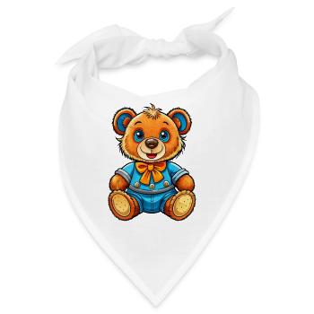 Schmucker Teddy - Bandana - Weiß - Vorne