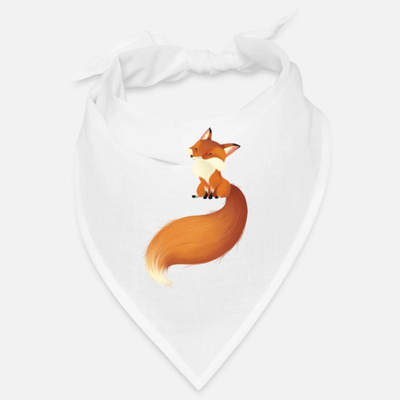 fox - Bandana - blanc