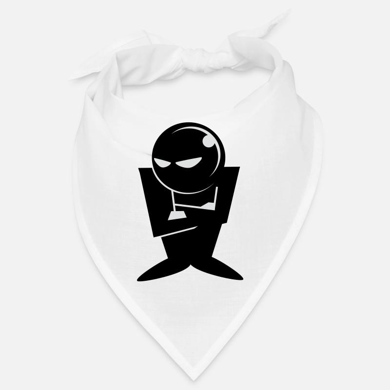 Grumpy - Bandana - white