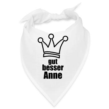 Anne - Bandana - Weiß - Vorne