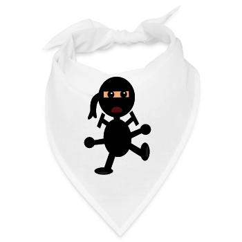 karate martial arts thai boxing ninja kickboxing6 - Bandana - Weiß - Vorne