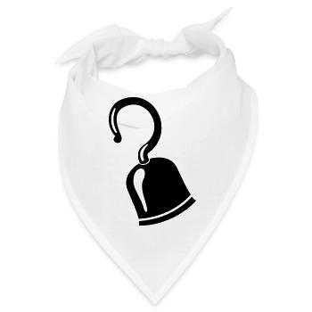Pirat - Bandana - Weiß - Vorne