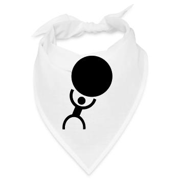 Strong Men - Bandana - Weiß - Vorne