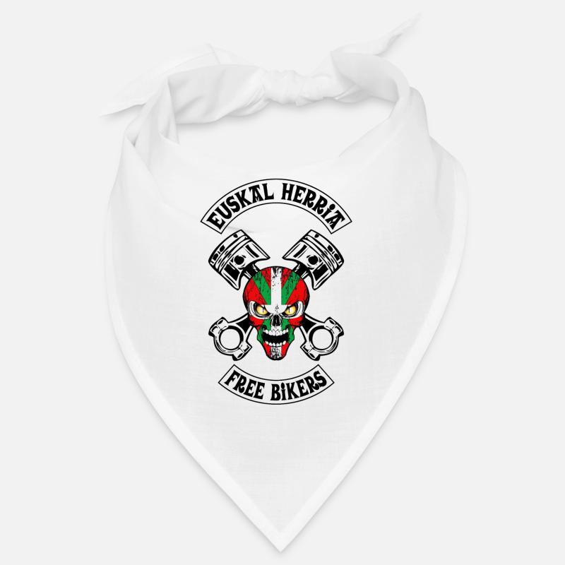 Basques Bikers - Bandana - blanc