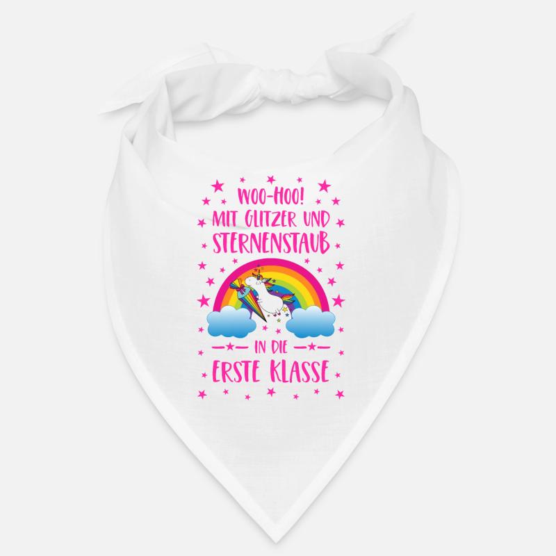 Unicorn Glitter and Stardust First Class Pink Bandana