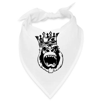 König des Dschungels - Bandana - Weiß - Vorne