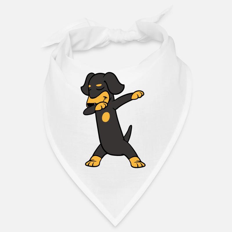 Dabbing Dab Dachshund Teckel Dackel Hund Tanzen Bandana