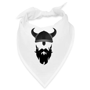 Wikinger - Bandana - Weiß - Vorne