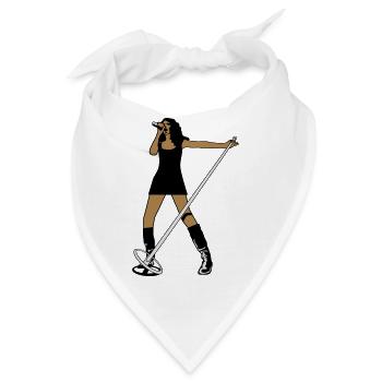 saengerin - Bandana - Weiß - Vorne