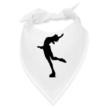 Eislaufen Schlittschuhe - Bandana - Weiß - Vorne