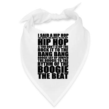 hiphop_delight_2 - Bandana - Weiß - Vorne