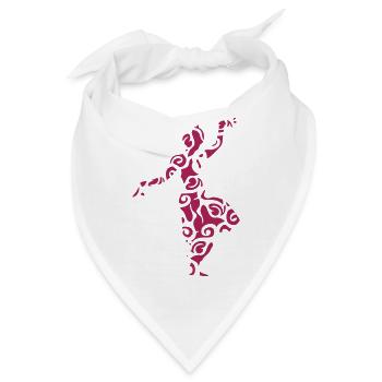 Indisch tanz indou india orientals - Bandana - Weiß - Vorne