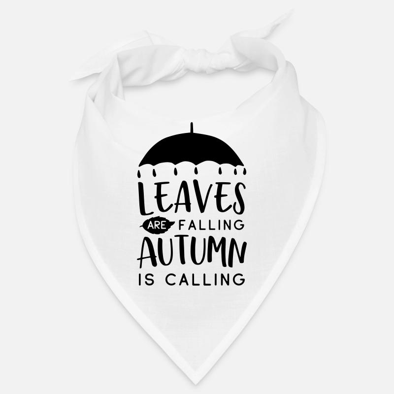 Die Blätter fallen, der Herbst ruft. Bandana