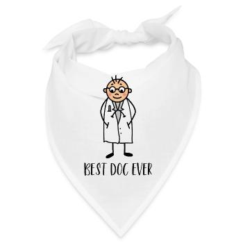 Doktor - Bester Arzt aller Zeiten - Best Doc Ever - Bandana - Weiß - Vorne