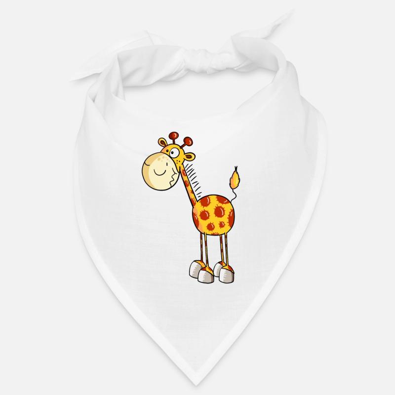 Drollige Giraffe - Giraffen - Comic - Fun Bandana