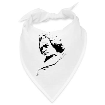 Beethoven - Bandana - Weiß - Vorne