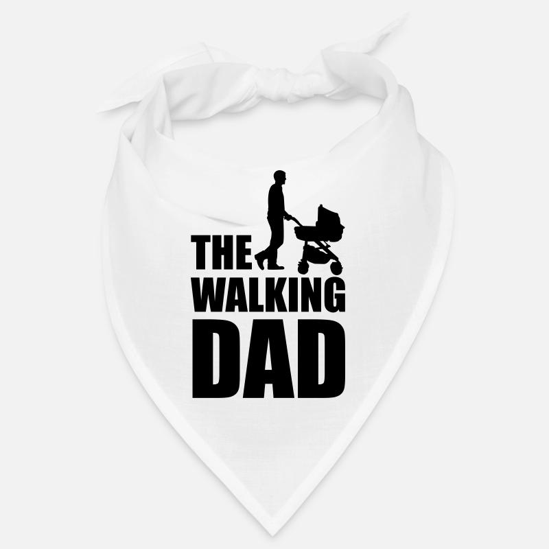 The walking dad - Bandana - Weiß
