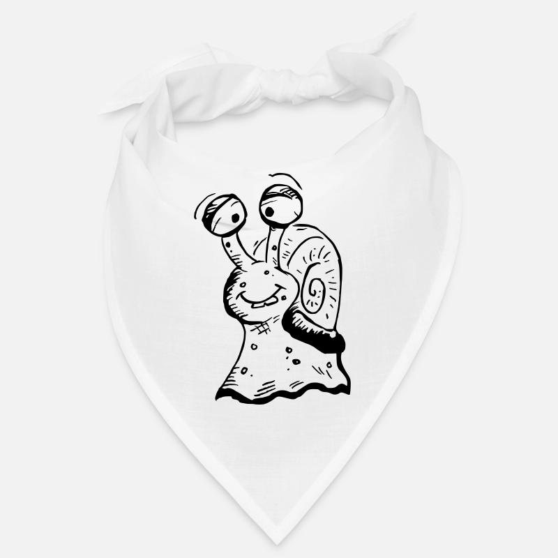 super funny cute snail Bandana