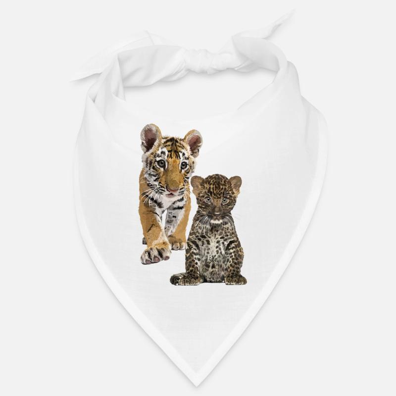 Leopard und Tiger Bandana