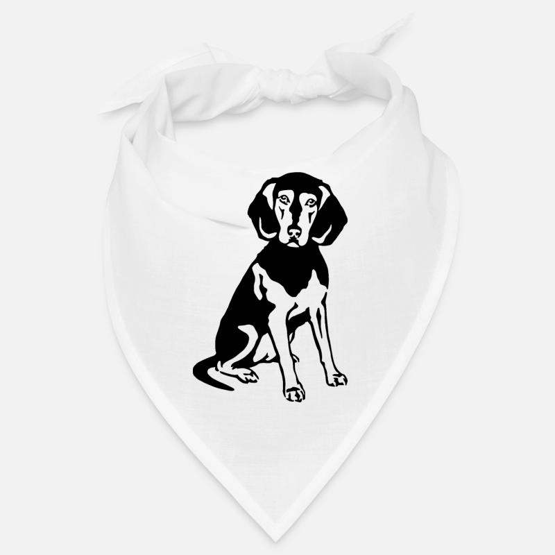 Griechische Bracke - Bandana - Weiß