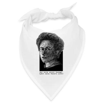 ROSA LUXEMBURG - FESSELN - Bandana - Weiß - Vorne