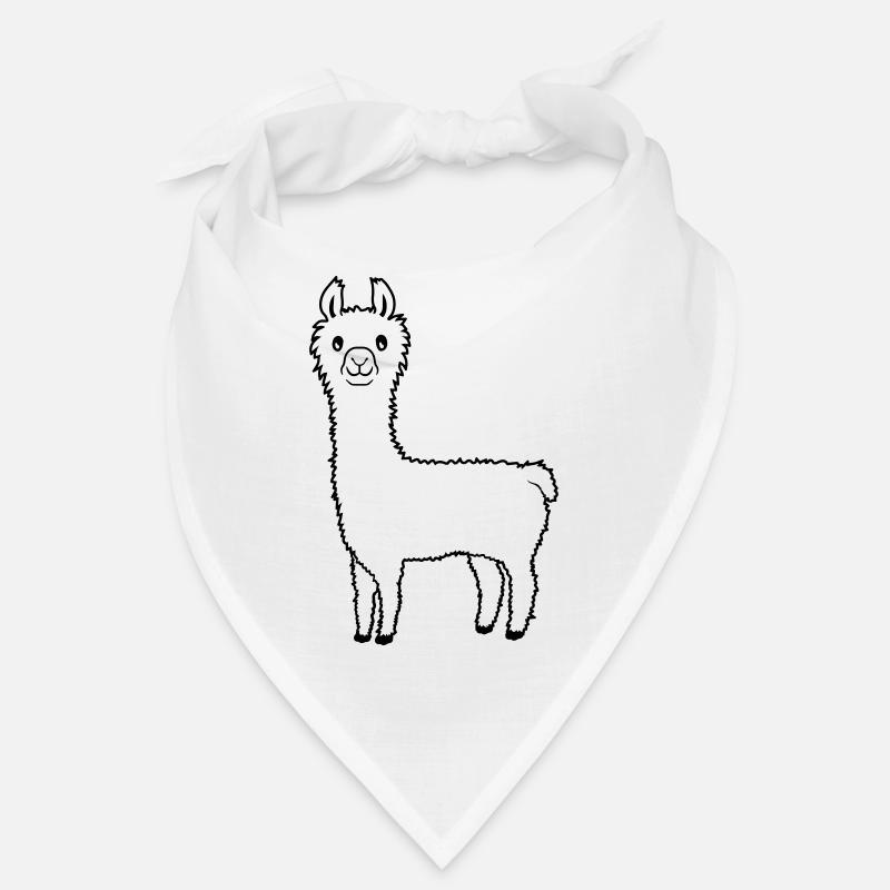 Lieblingstier Lama Alpaka Bandana