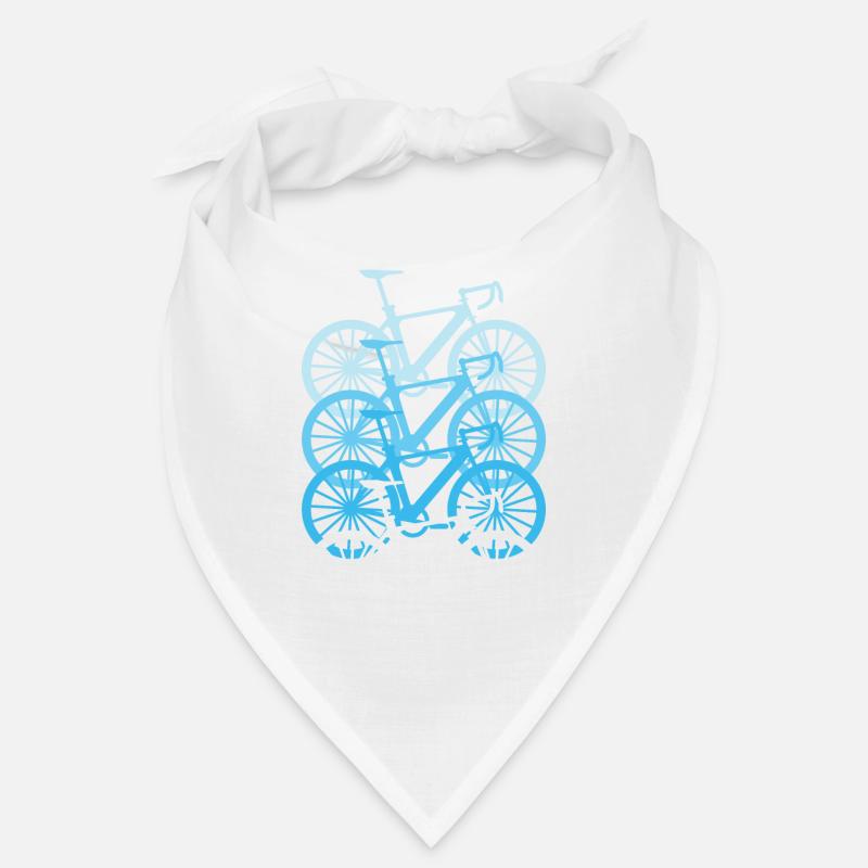 Faire du vélo - Bandana - blanc