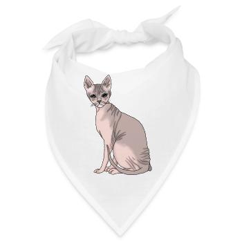 Sphynx - Bandana - Weiß - Vorne